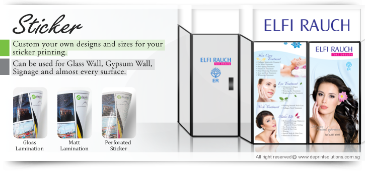 Sticker printing in singapore